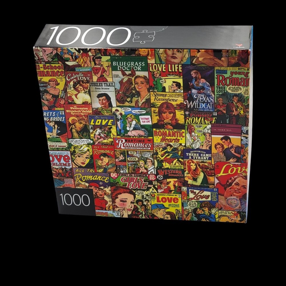 Vintage Romance Comic Collage 1000-Piece Puzzle By Cardinal